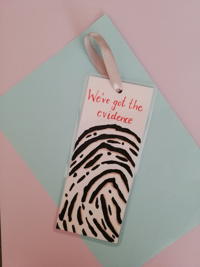 CRAFTY DETECTIVE THEMED BOOKMARK